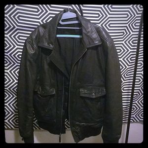 Classic Merona 100% men's leather jacket